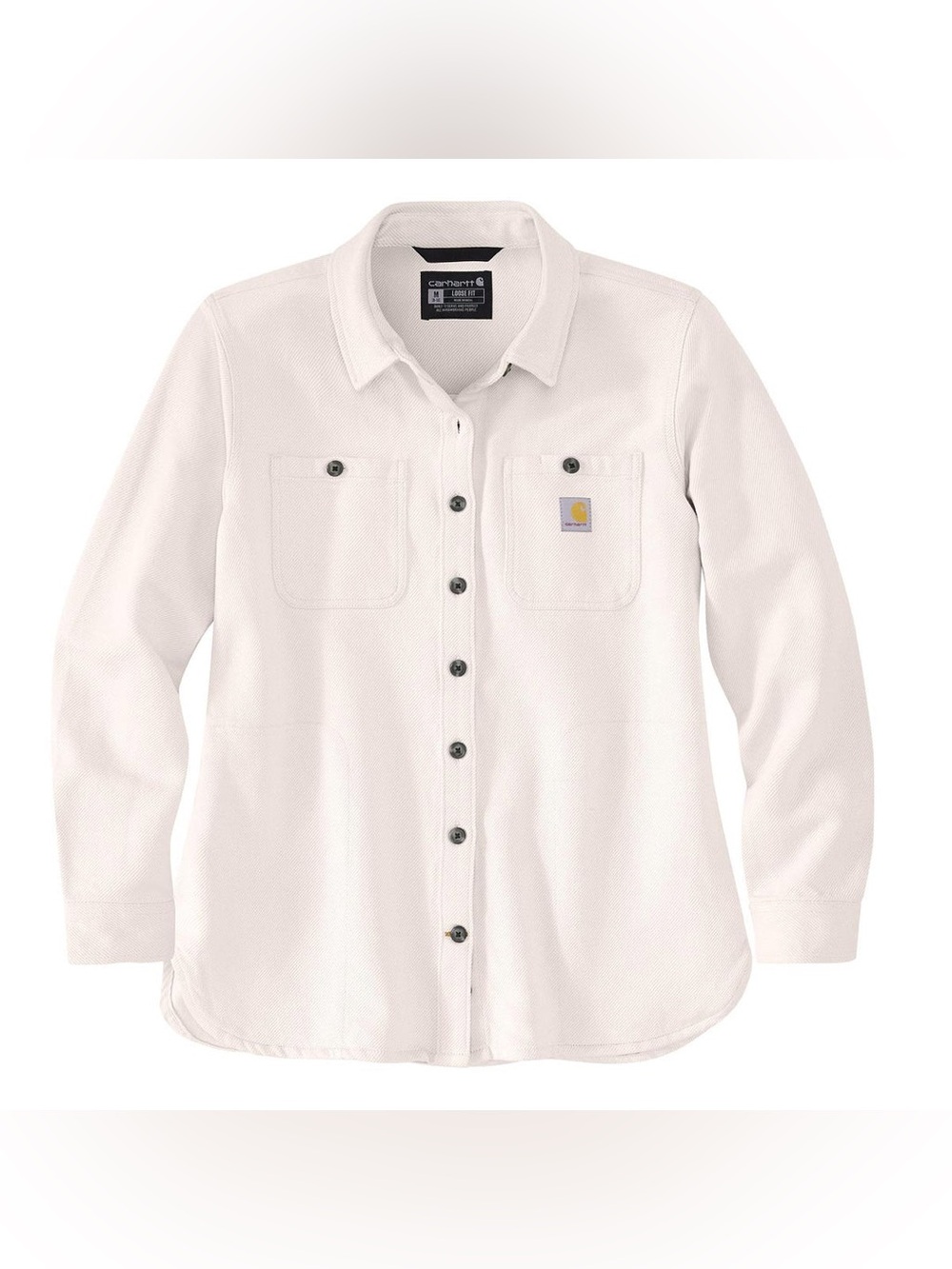Carhartt Women's Cream Button-Up Utility Shacket
